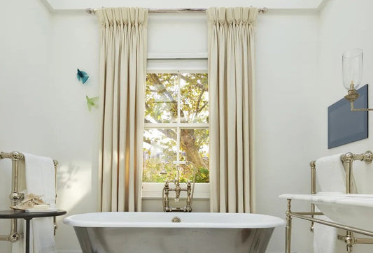 Bathroom Window Curtains: Tips & Ideas to Balance Style & Function