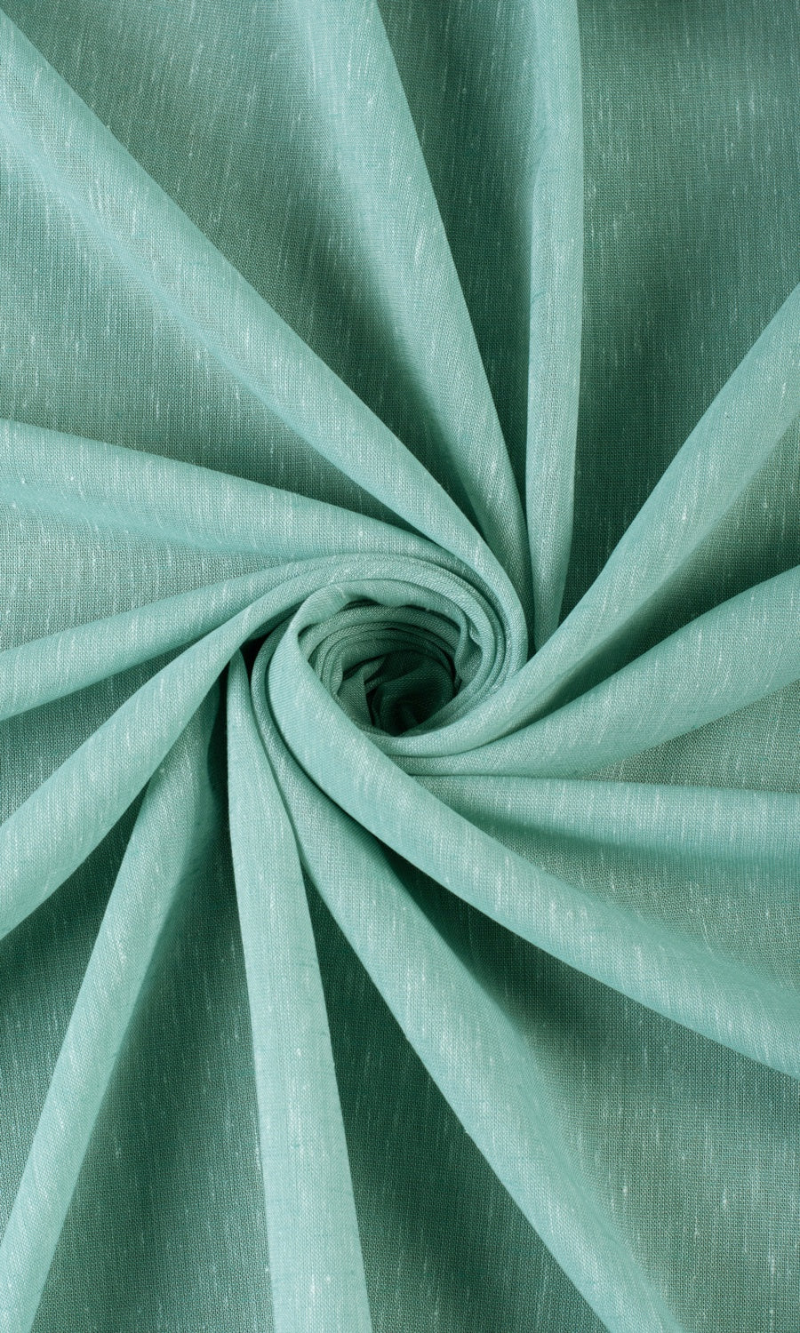 Plain Sheer Drapery for Living, Bedroom, Kitchen, Bathroom (Cyan Green)