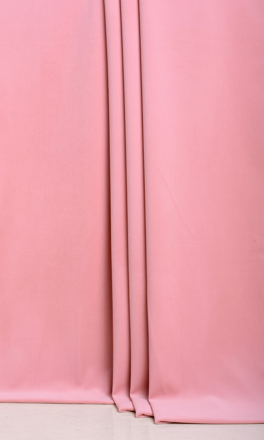 Velvet Curtains / Drapes / Window Drapery Panels (Soft Pink)
