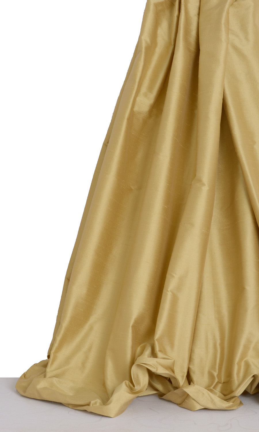 Shantung Silk Drapery for Living, Bedroom, Kitchen, Bathroom (Mustard Yellow)
