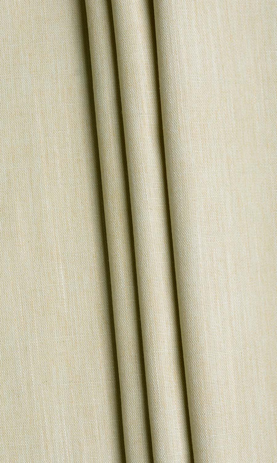 Plain Linen Texture Any Size Style Curtains (Pale Yellow-Green)