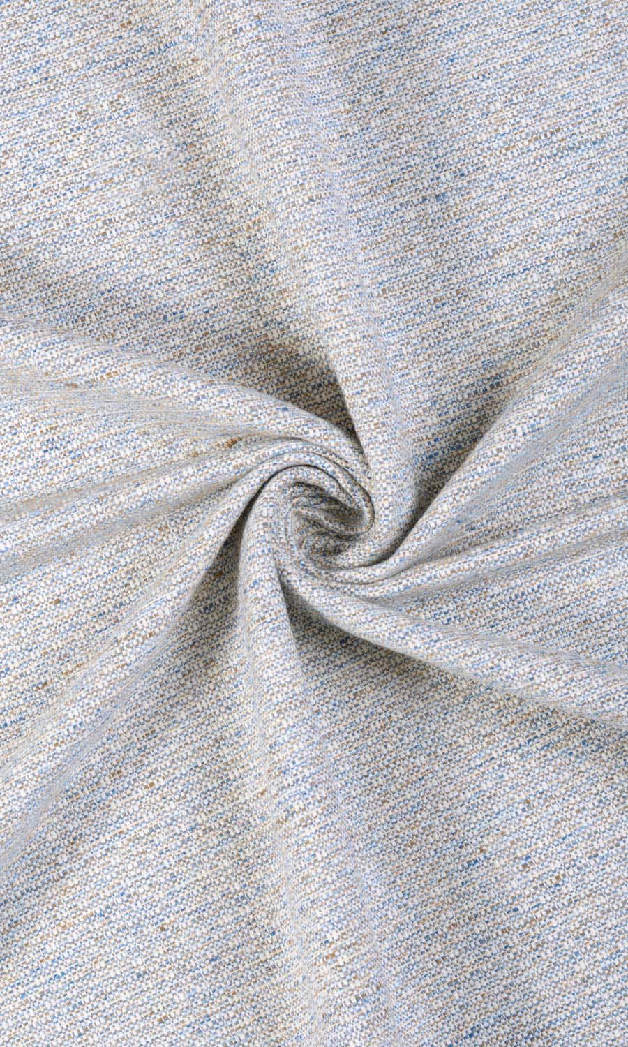 Textured Poly-Cotton Curtains / Drapes / Window Drapery Panels (Gray/ White)