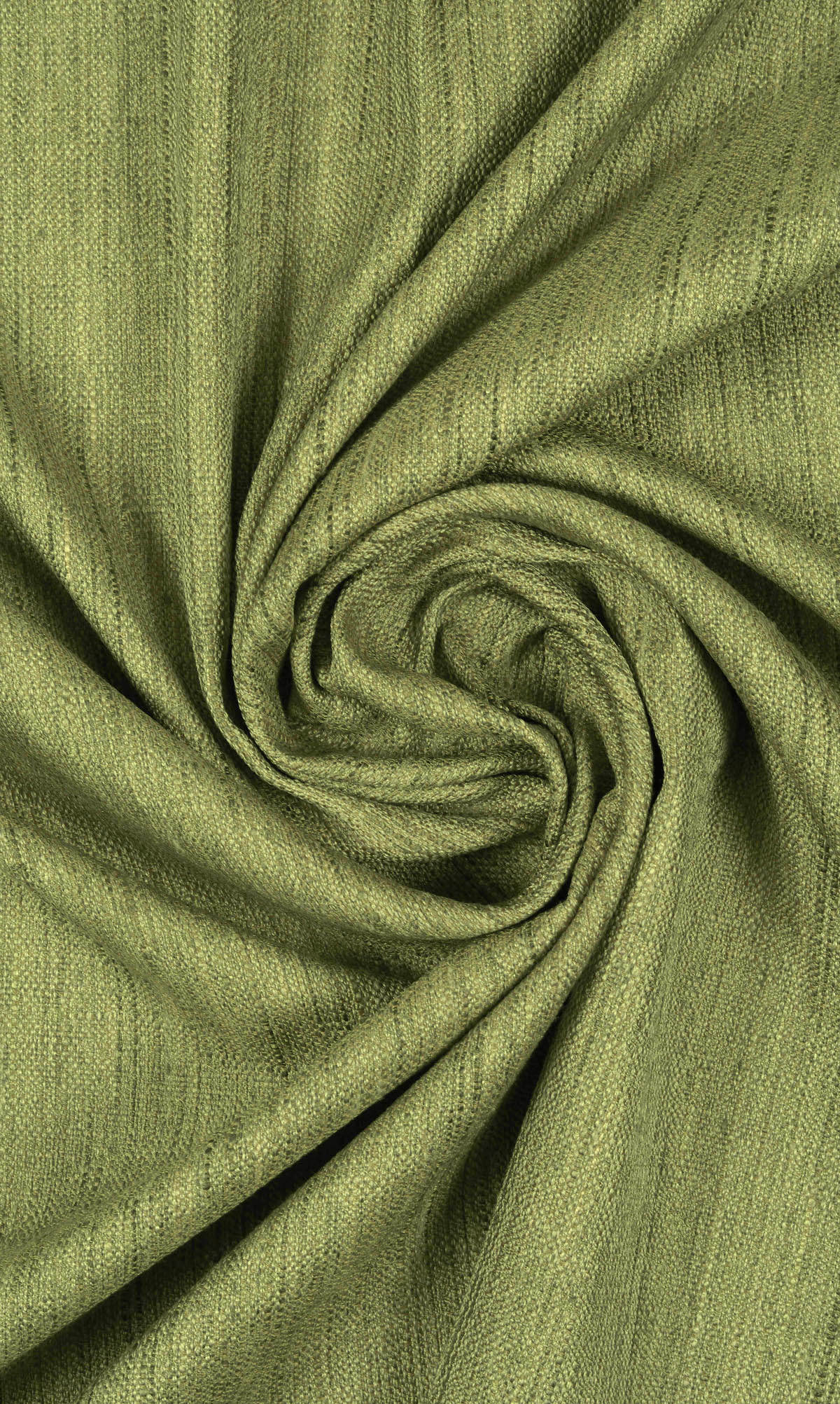 Textured Faux Silk Drapery (Green)