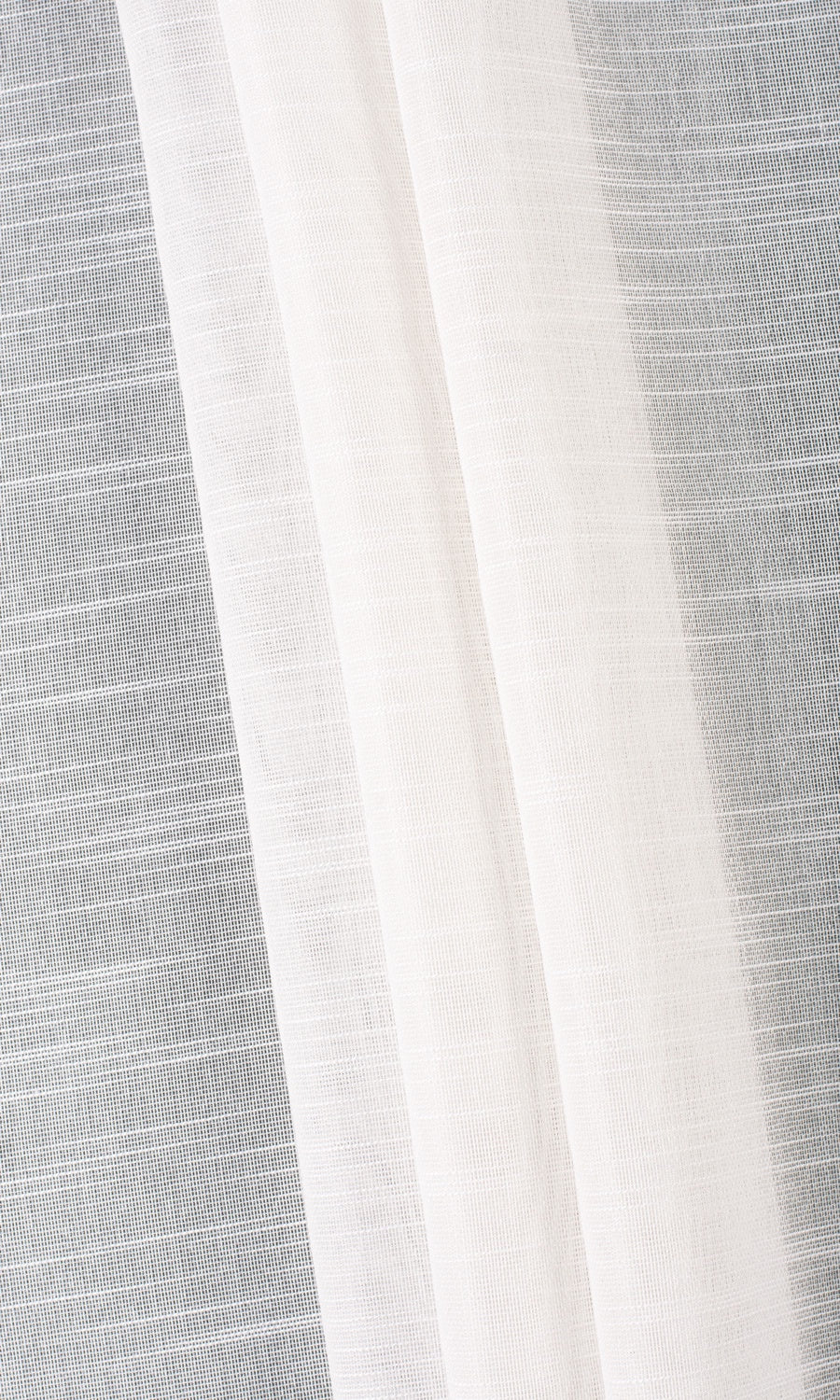 Textured Sheer Window Curtains (White) Extra Long Short Wide