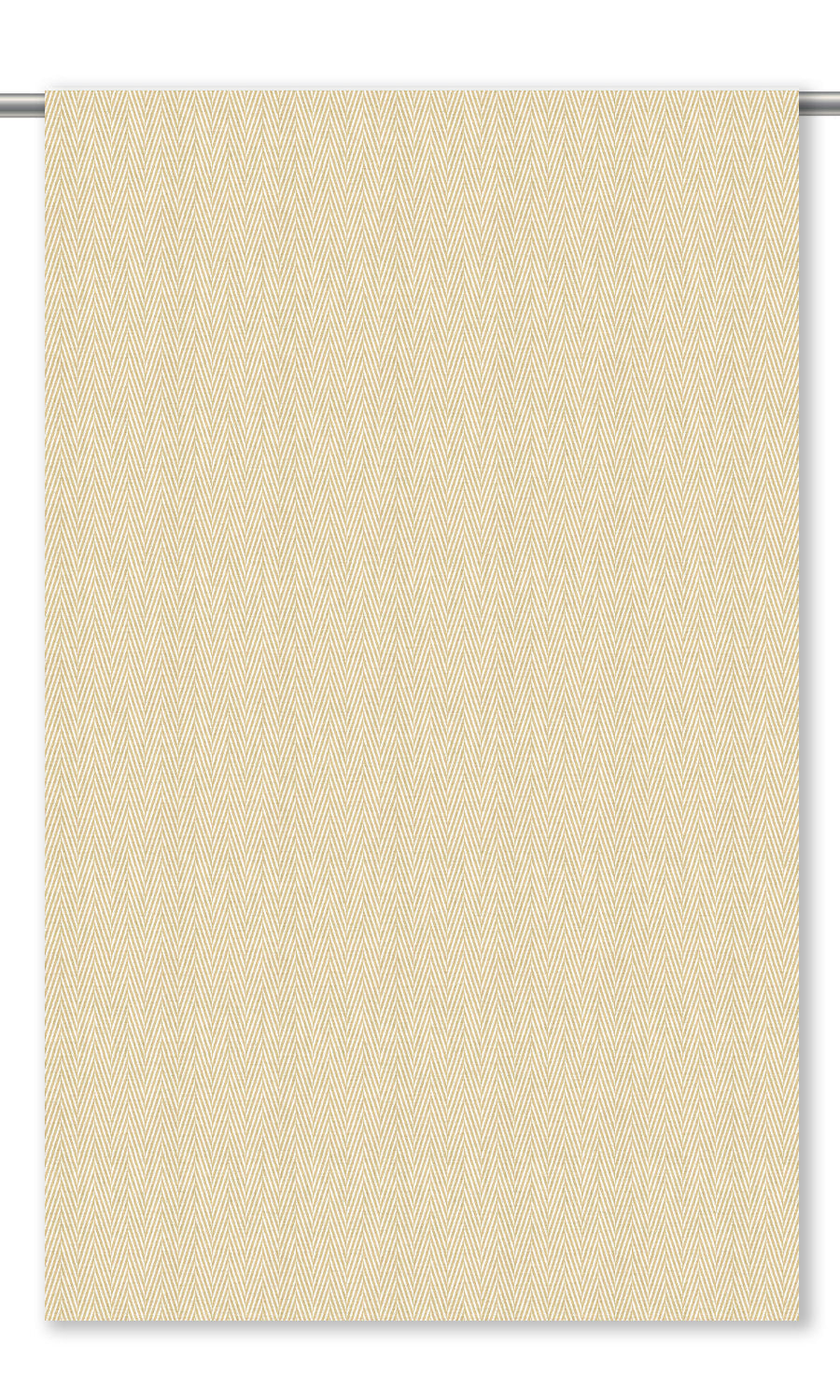 Chevron Print Window Curtains for Living, Bedroom, Kitchen, Bathroom (Sandy Beige)