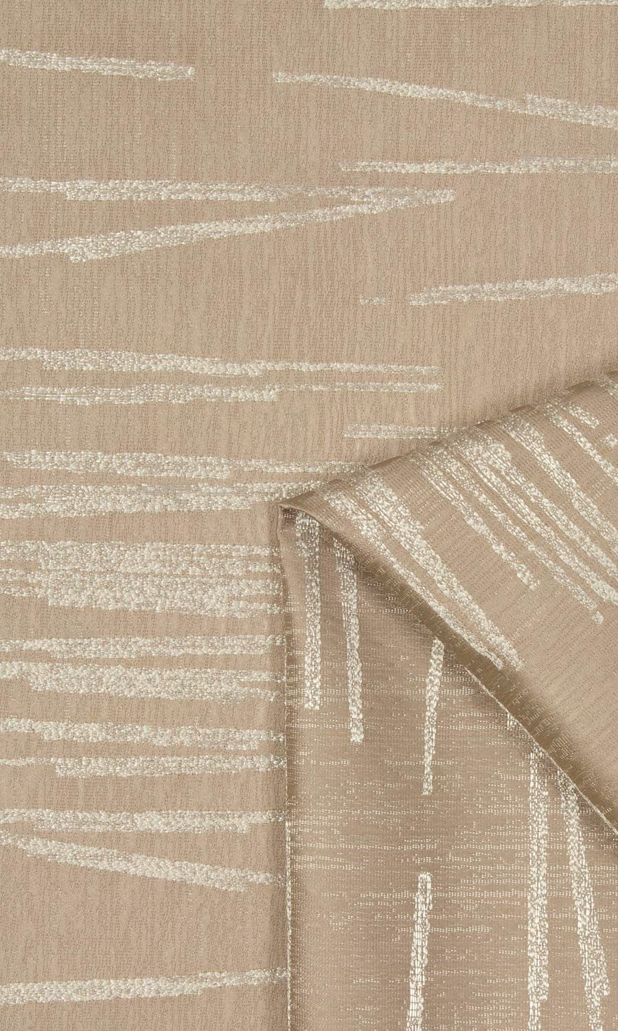 Abstract Patterned Custom Curtains (Pink-Beige)