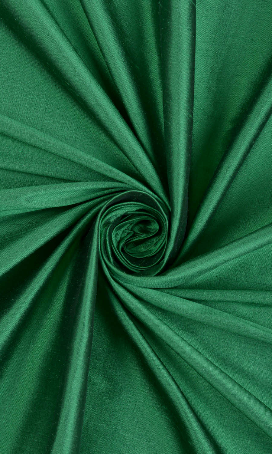 Shantung Silk Drapes (Emerald Green)