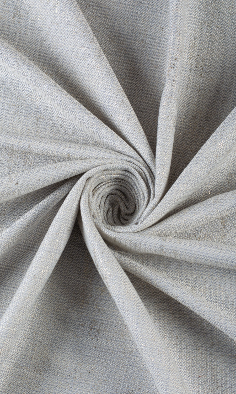 Metallic Accents Linen Blend Curtains / Drapes / Window Drapery Panels (Gray-Blue)