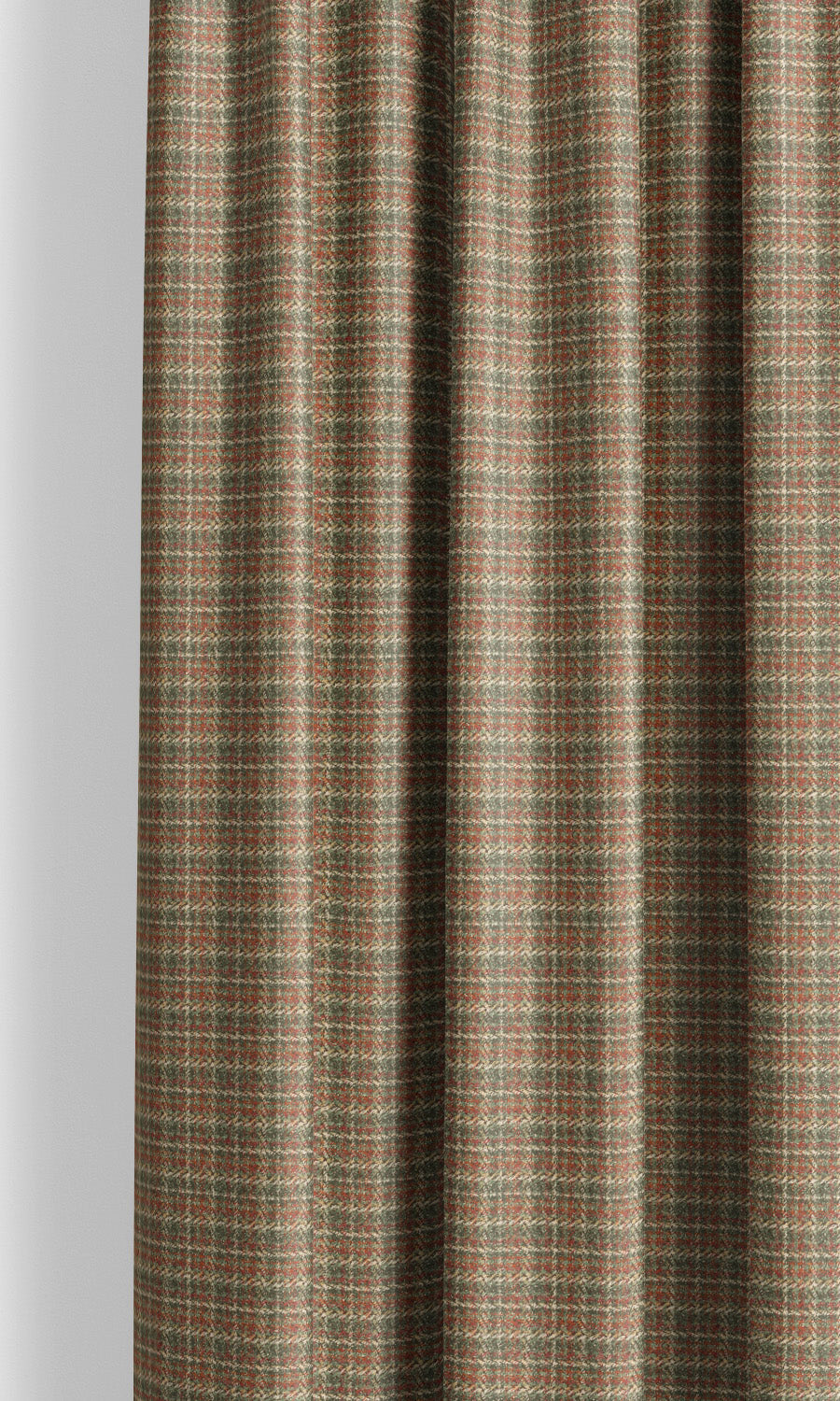Textured Velvet Window Curtains (Moss Green/ Chestnut Brown/ Beige)