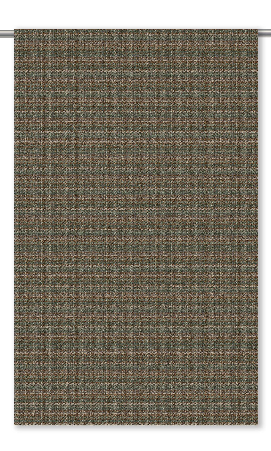 Textured Velvet Drapery for Living, Bedroom, Kitchen, Bathroom (Mossy Gray/ Espresso Brown/ Beige)