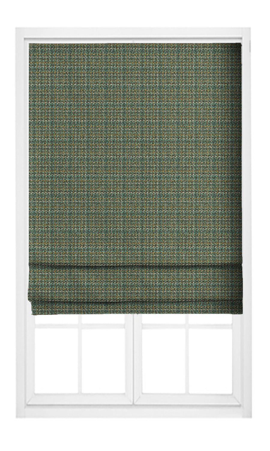 Textured Velvet Pinch Pleat, Rod Pocket, Eyelet Curtains (Sage Green/ Deep Moss Green)