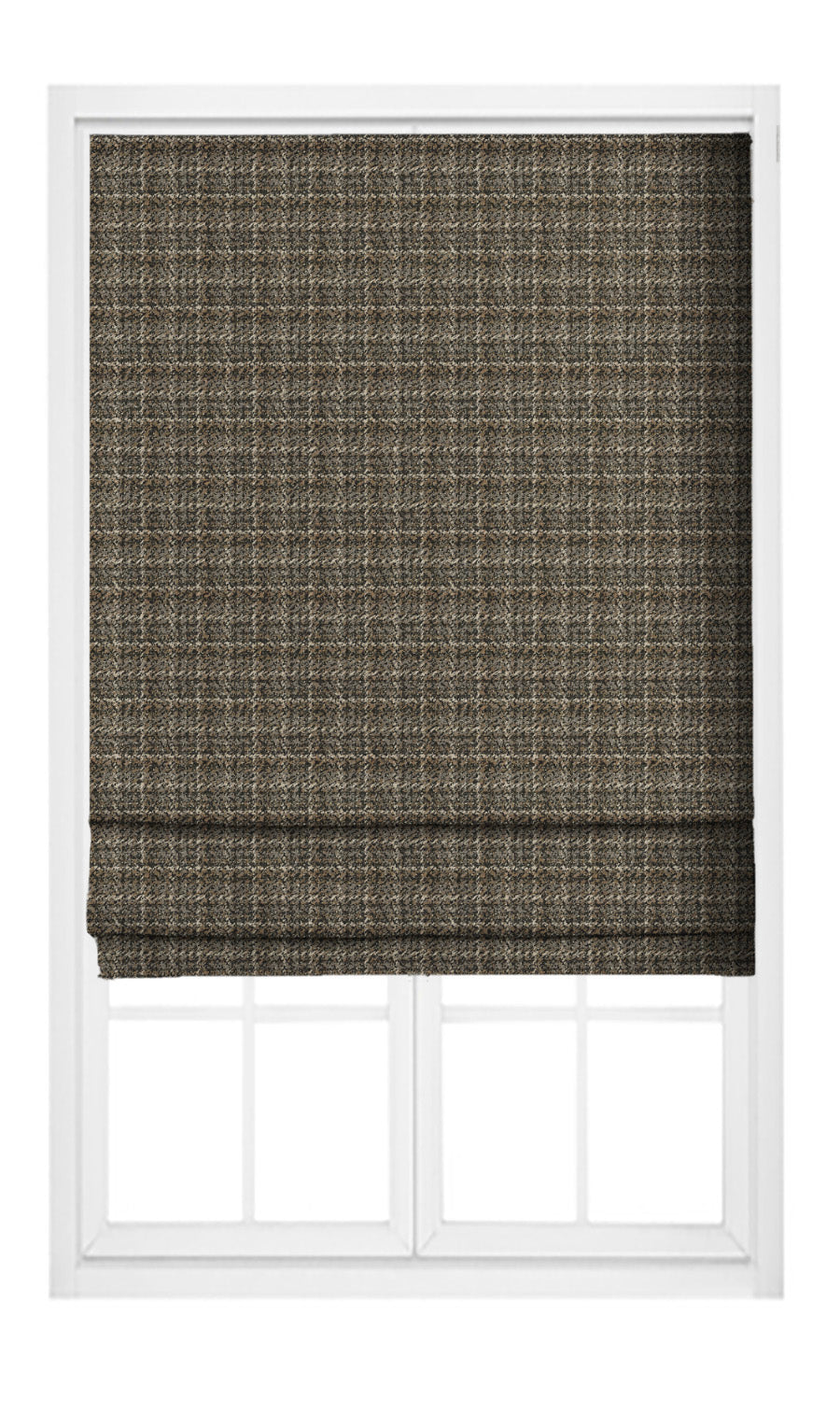 Textured Velvet Pinch Pleat, Rod Pocket, Eyelet Curtains (Olive Brown/ Moss Gray)