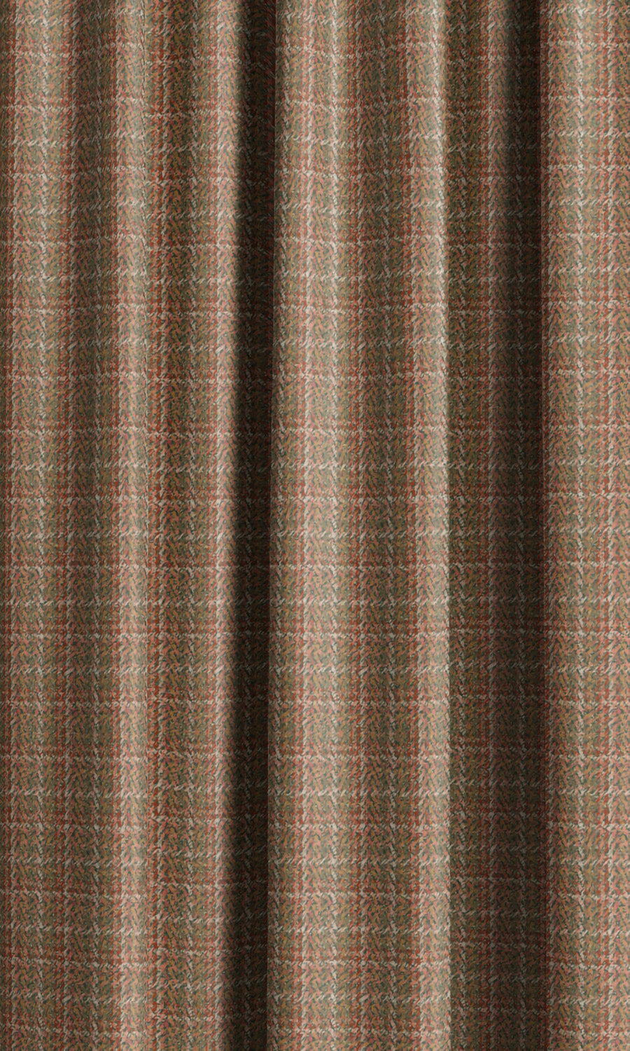Textured Velvet Drapery (Mossy Brown/ Dusky Rose/ Beige) Extra Long Short Wide