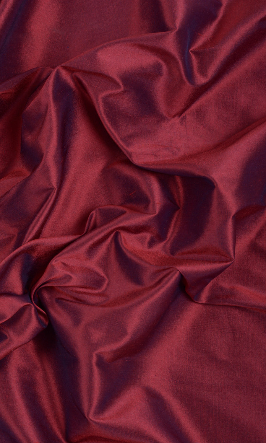 Shantung Silk Drapery (Crimson Red) Extra Long Short Wide