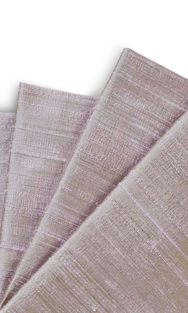 Dupioni Silk Window Curtains for Living, Bedroom, Kitchen, Bathroom (Silvery Pink)