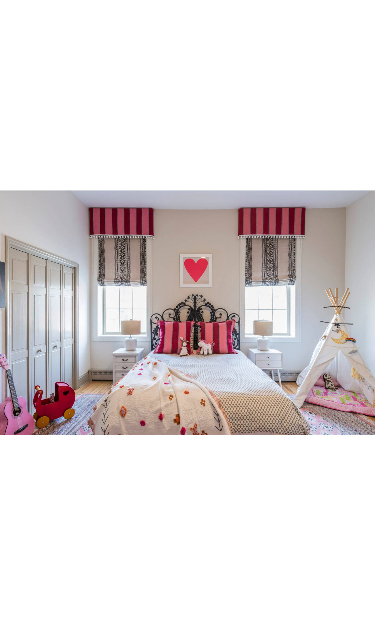 Board Mounted Modern Flat Window Valance