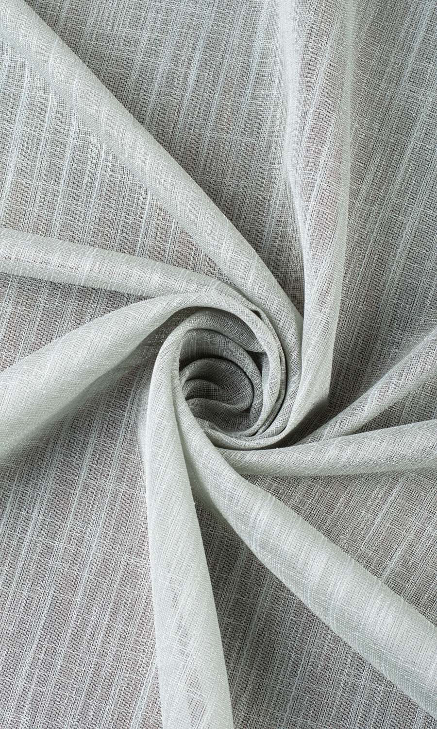 Textured Sheer Curtains / Drapes / Window Drapery Panels (Ice Grey-Blue)
