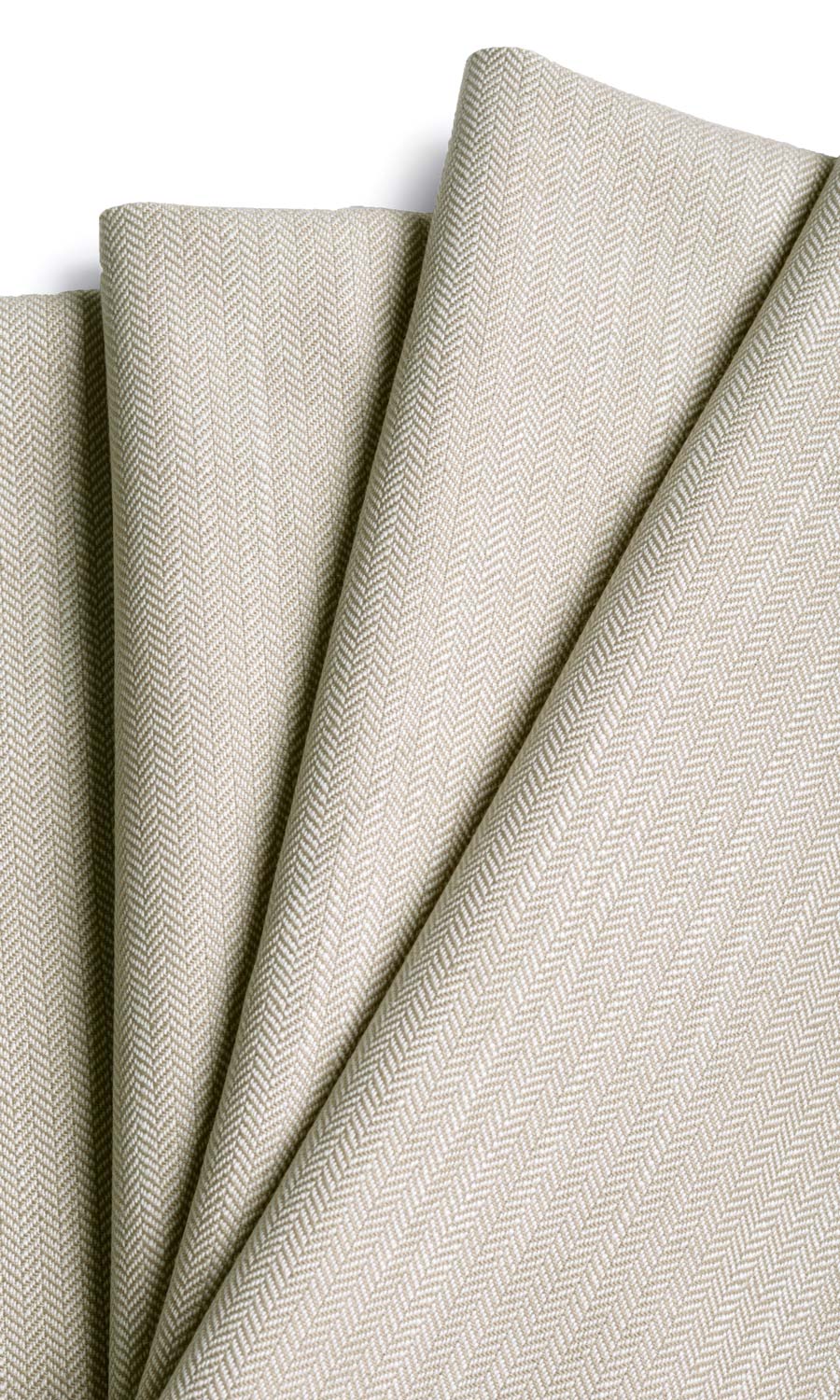 Herringbone Textured Window Curtains for Living, Bedroom, Kitchen, Bathroom (Soft Gray)