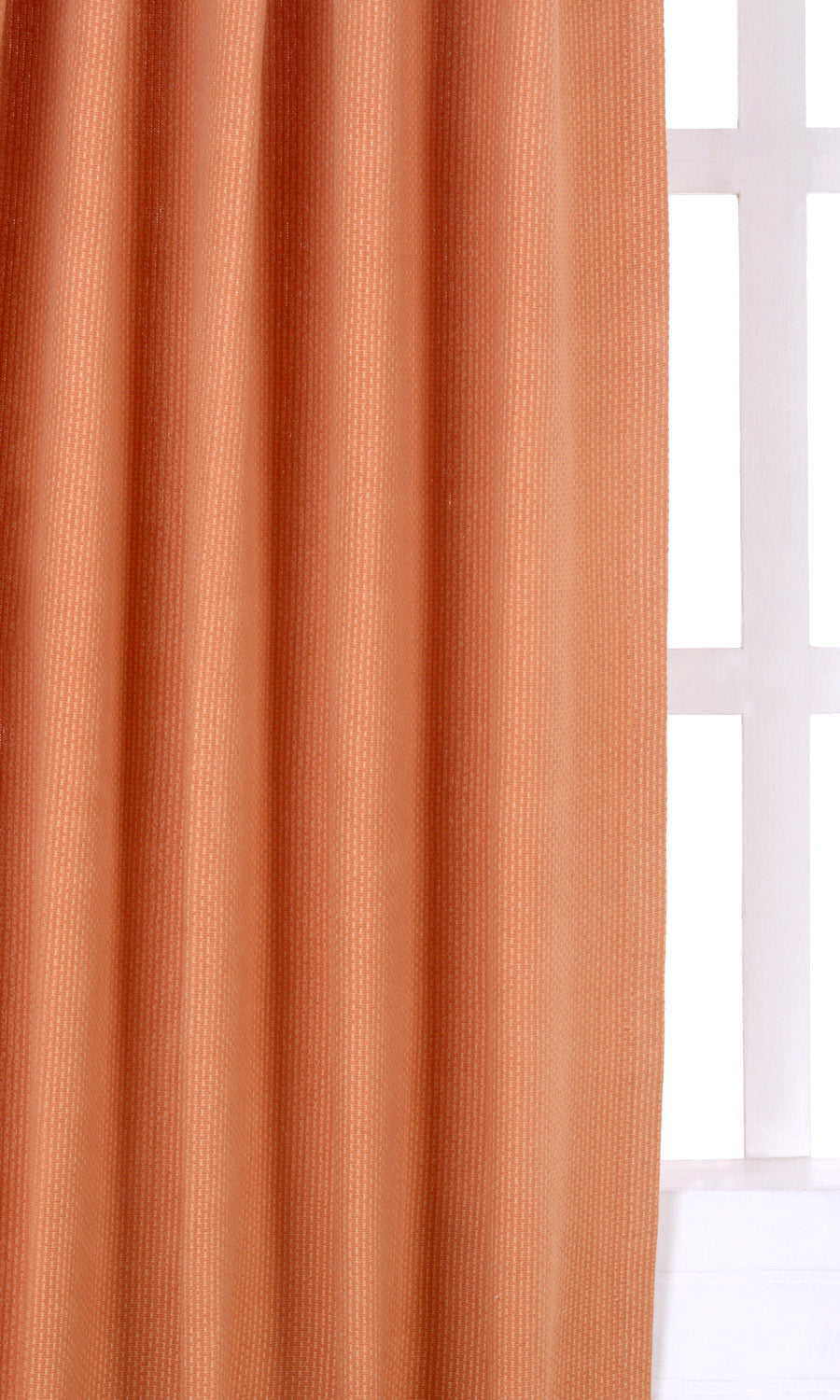 Cotton Flat, Plain, Fake, Faux, European Relaxed Roman Shades (Orange)