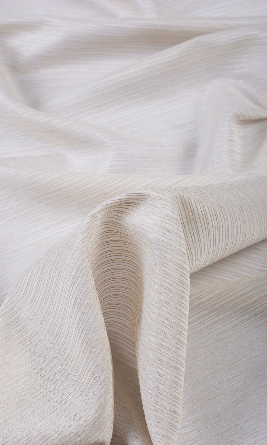 Textured Sheer Any Size Style Curtains (Pale Beige/ Warm Ivory)