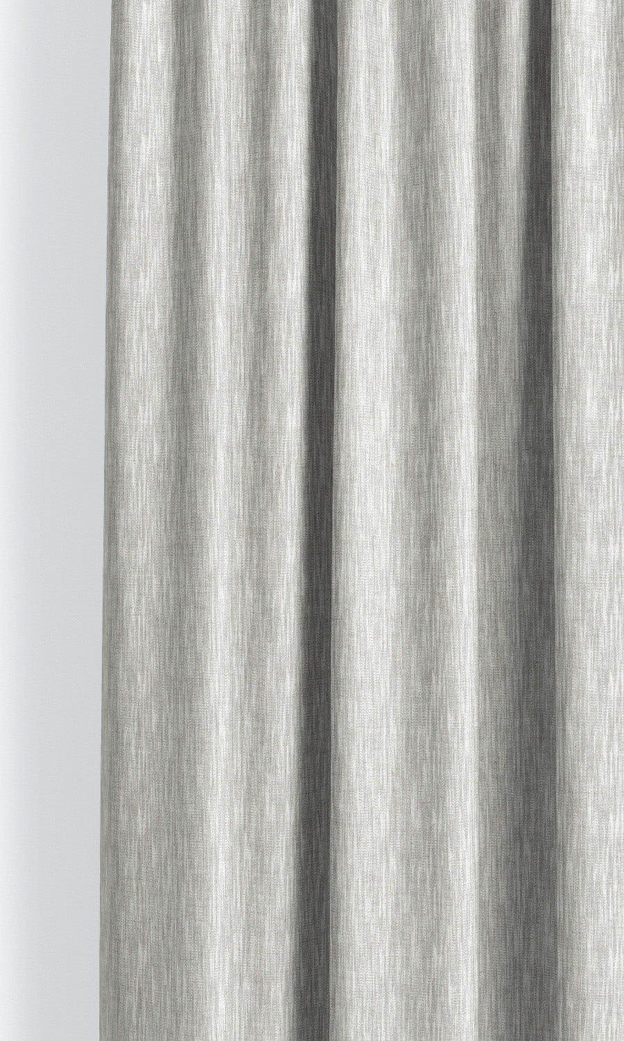 Striated Texture Print Pinch Pleat, Rod Pocket, Eyelet Curtains (Light Gray)