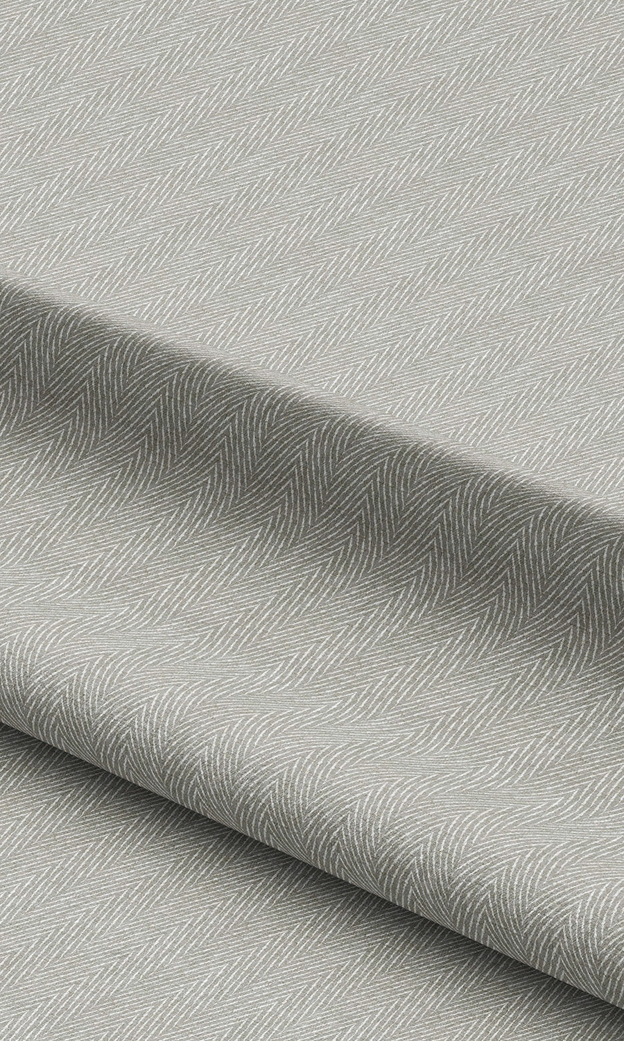 Herringbone Print Curtains / Drapes / Window Drapery Panels (Warm Gray)