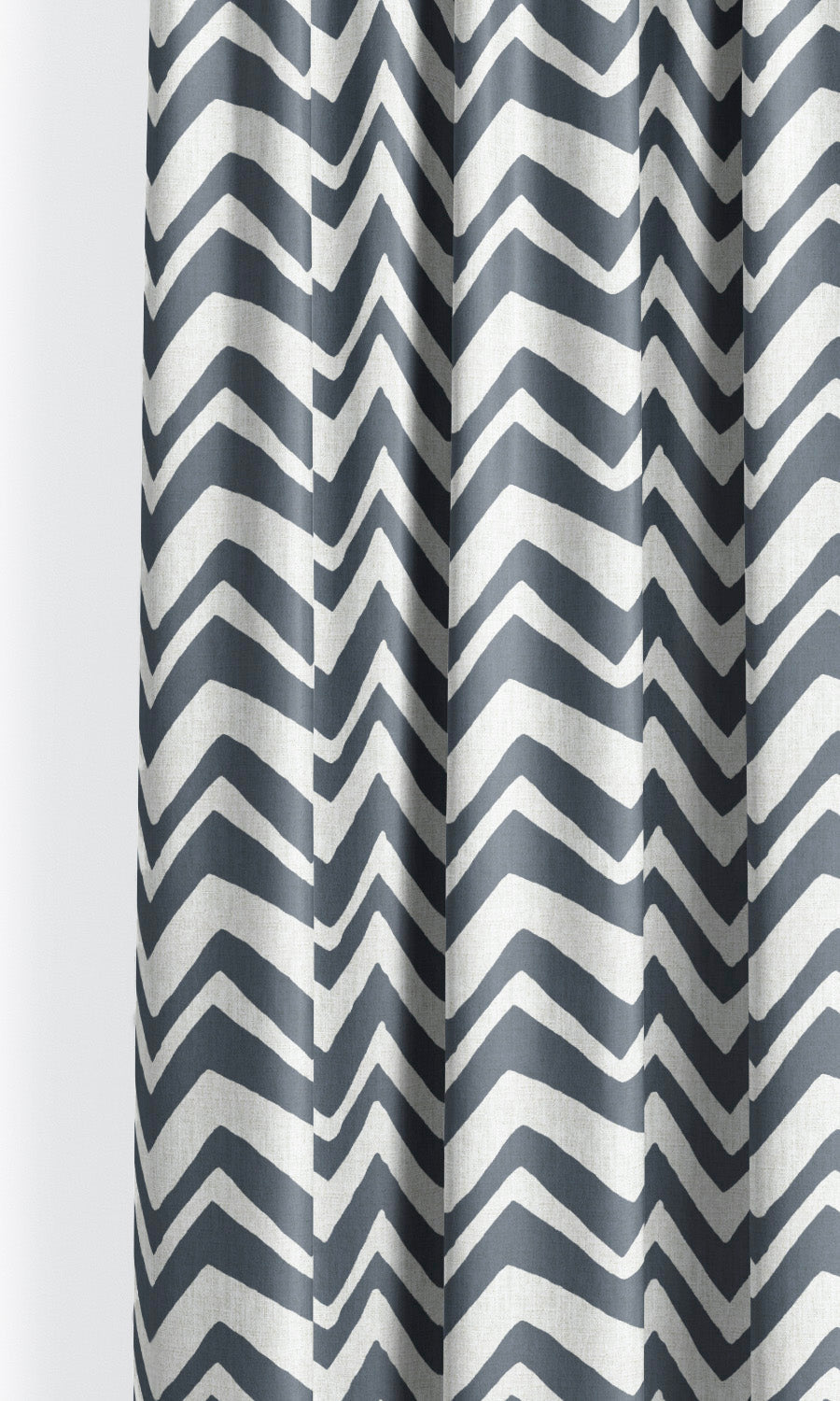Chevron/ Zig Zag Print Roman Blinds (Navy Blue/ White) for Living, Bedroom, Kitchen, Bathroom