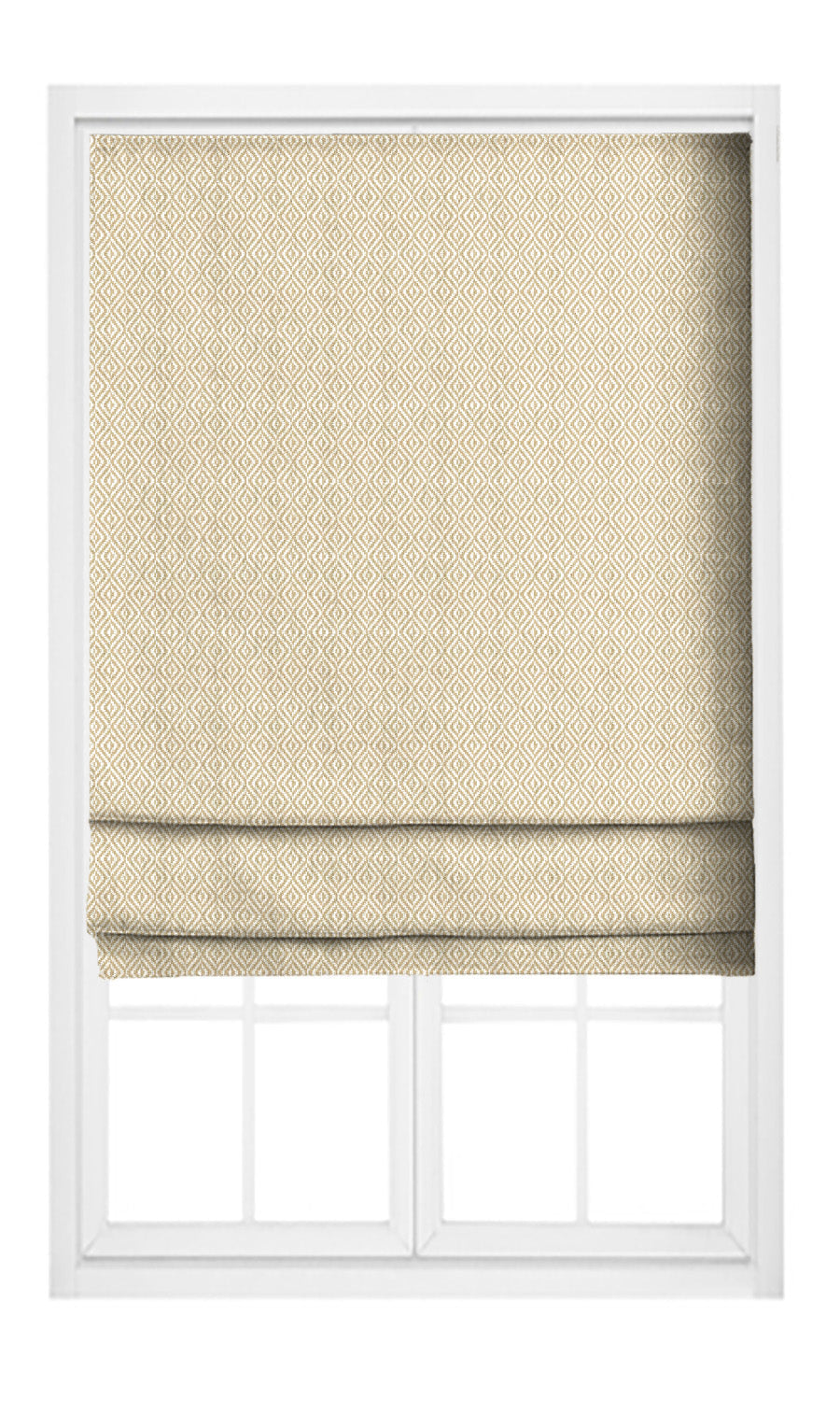 Diamond Check Shades (Sandy Beige) Extra Long Short Wide