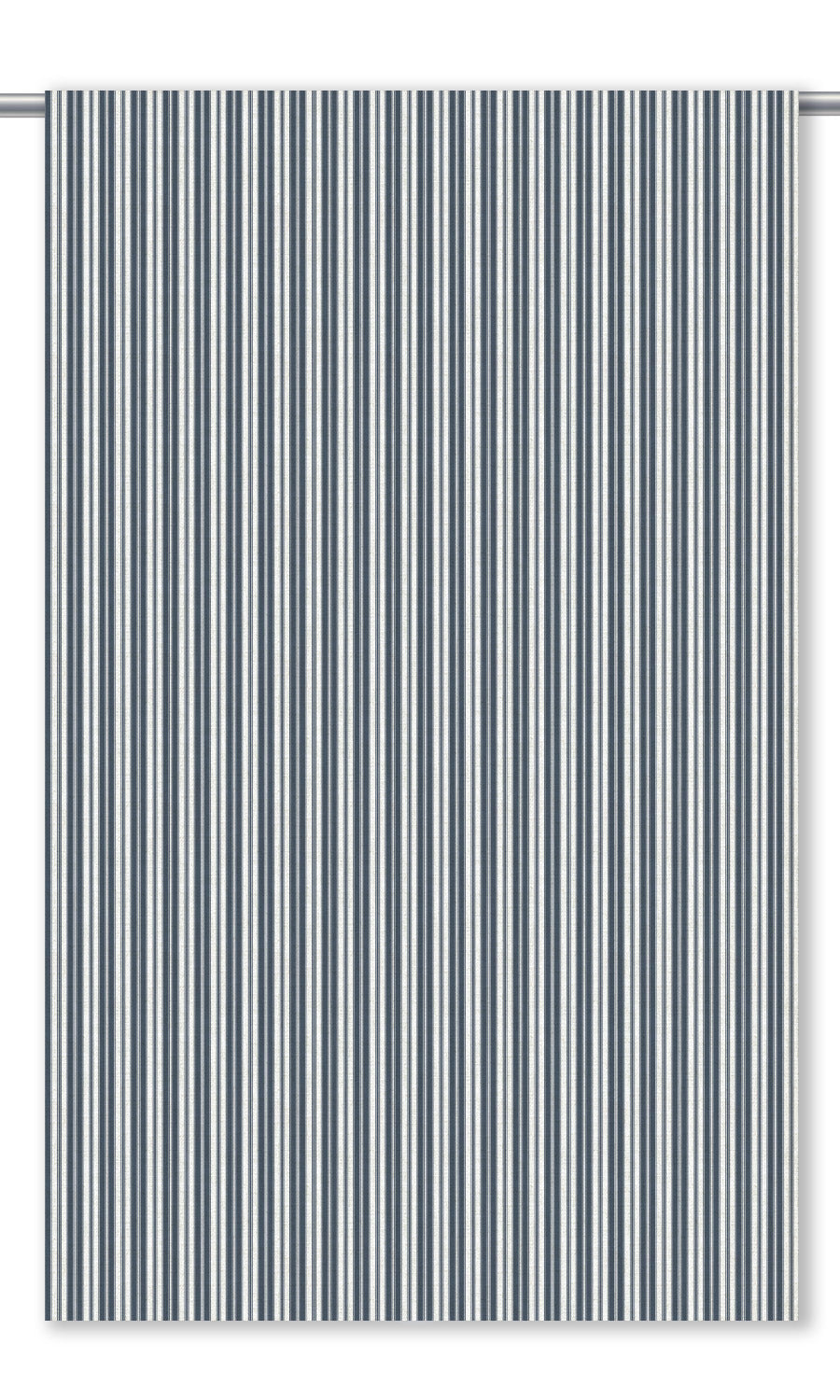 Ticking Stripe Shades (Navy Blue/ White) for Living, Bedroom, Kitchen, Bathroom
