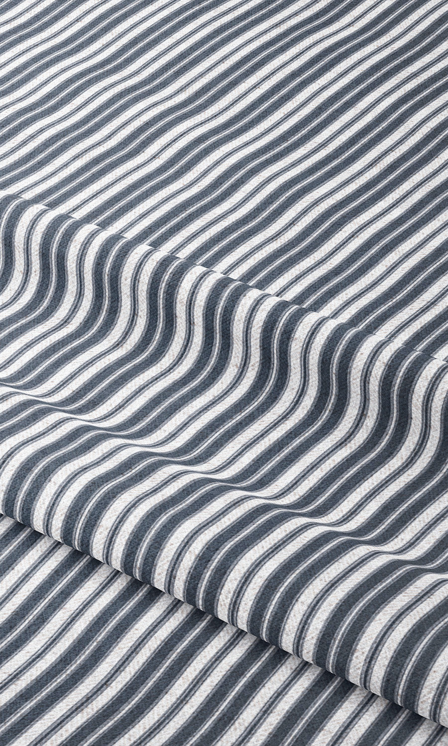 Ticking Stripe Shades (Navy Blue/ White)