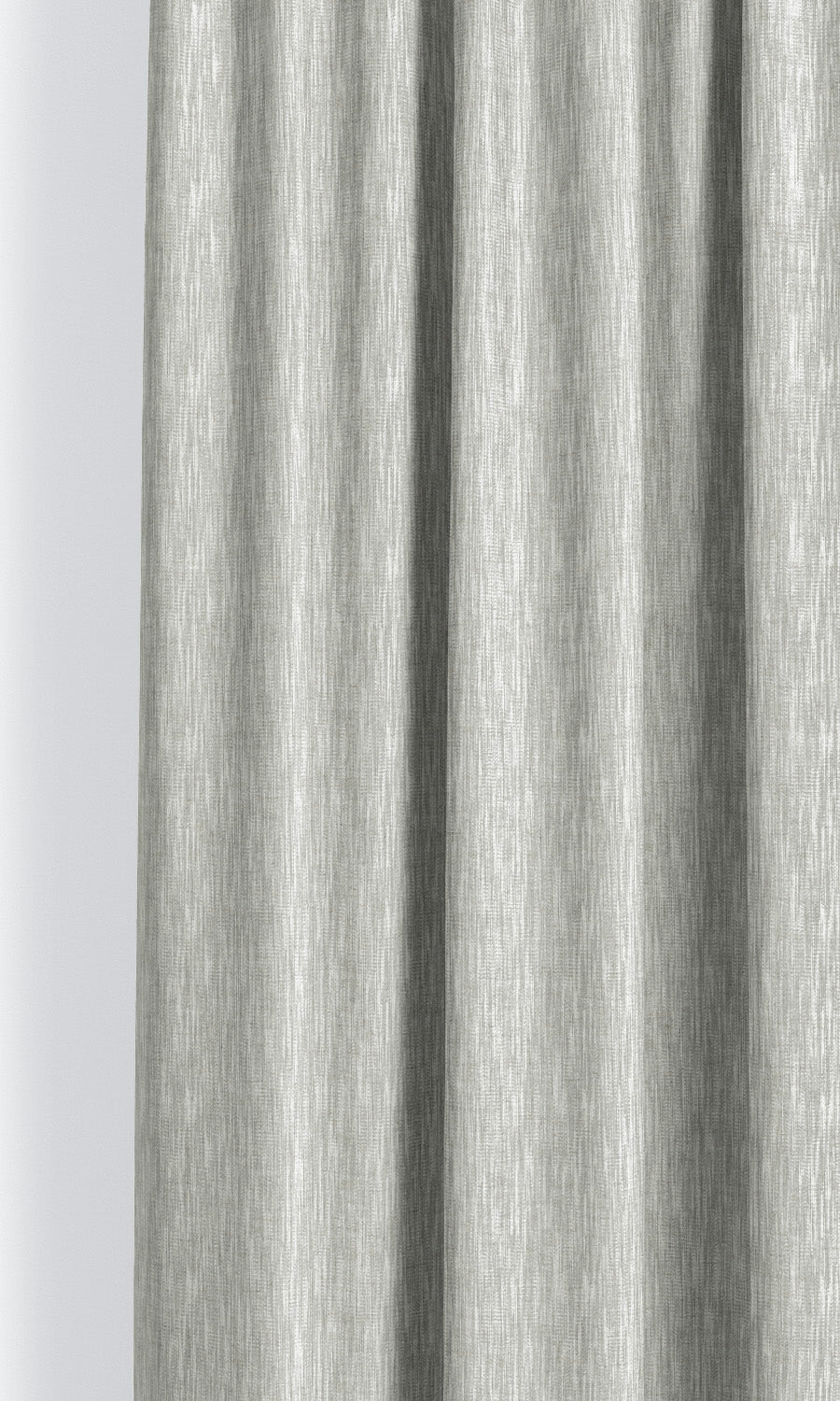 Striated Texture Print Pinch Pleat, Rod Pocket, Eyelet Curtains (Stone Gray)