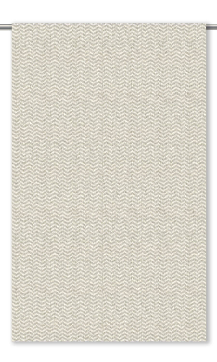 Chevron Print Window Curtains for Living, Bedroom, Kitchen, Bathroom (Beige)