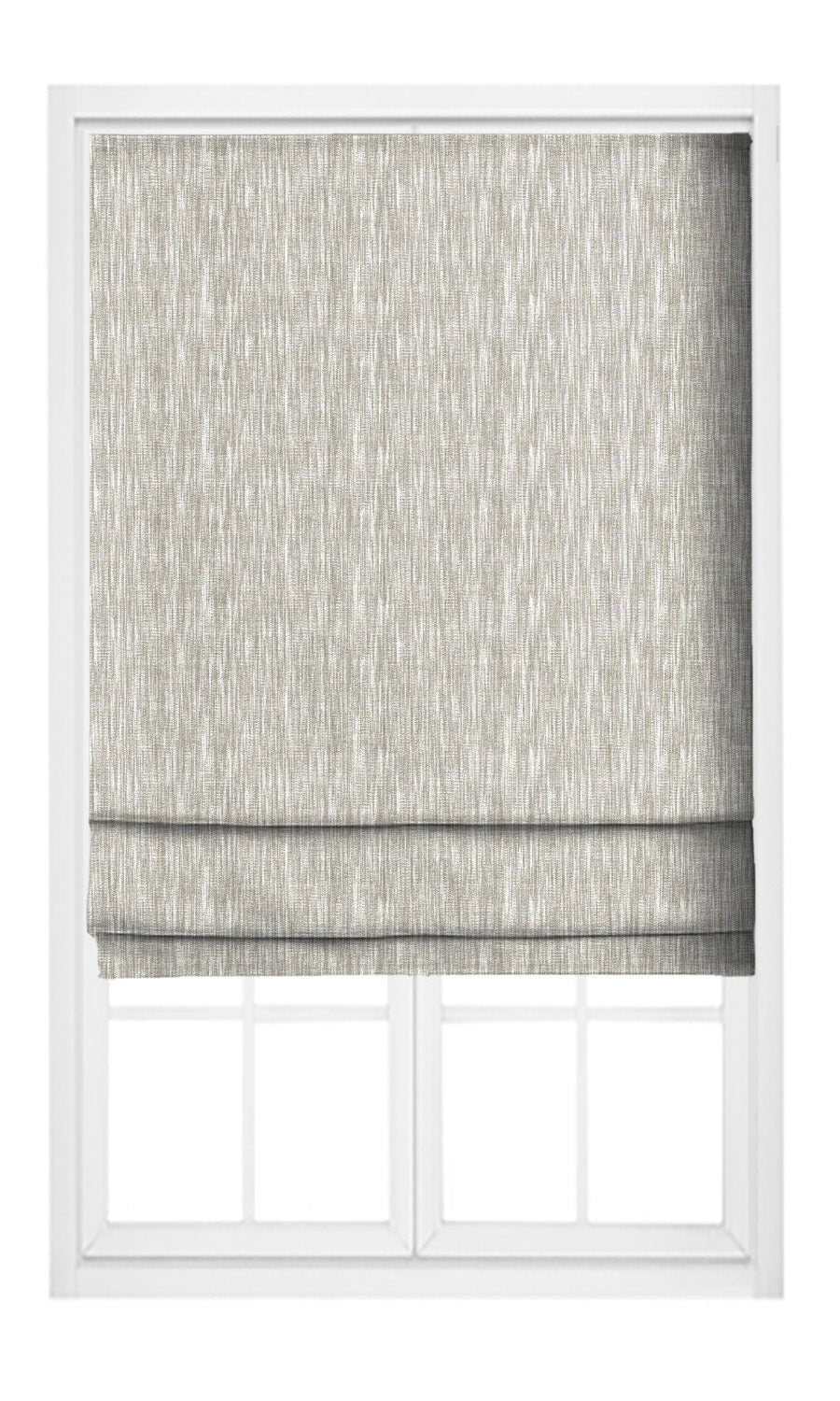 Striated Texture Print Drapery (Greige) Extra Long Short Wide
