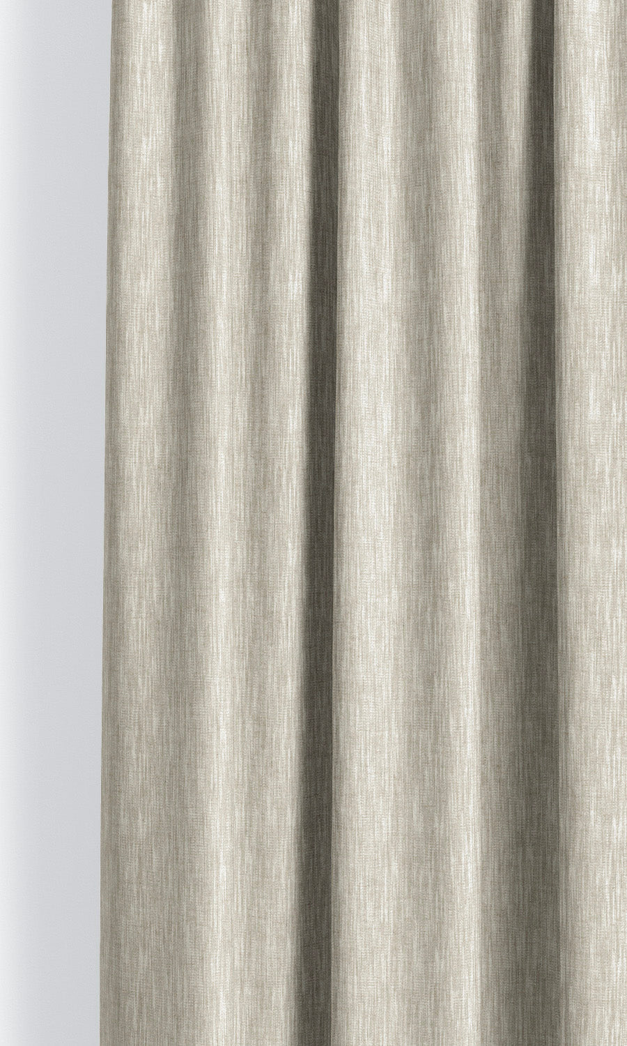 Striated Texture Print Pinch Pleat, Rod Pocket, Eyelet Curtains (Greige)