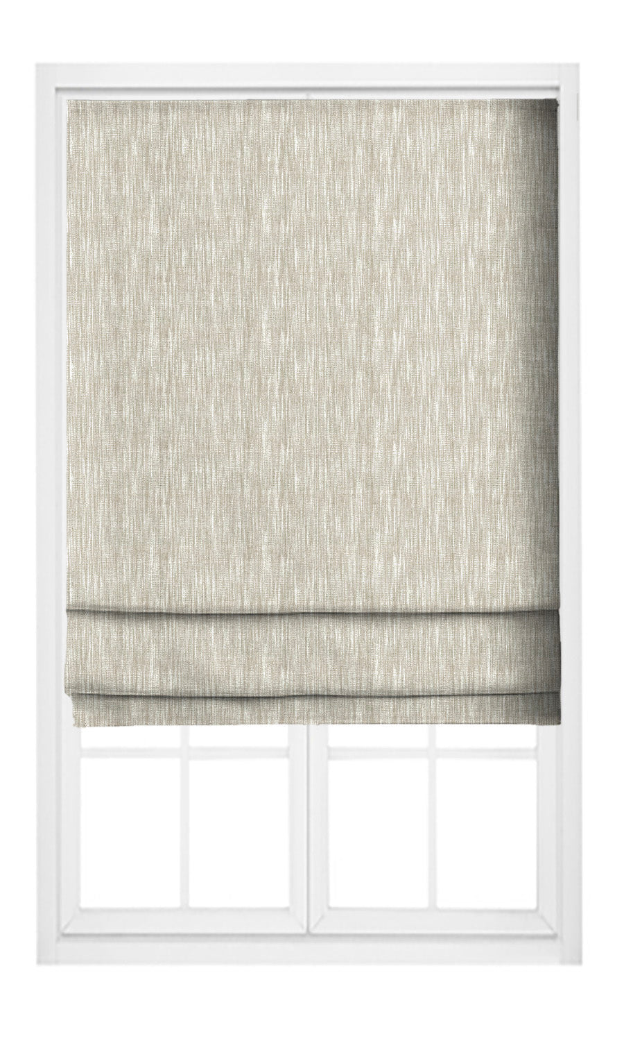 Striated Texture Print Window Curtains (Greige) Extra Long Short Wide