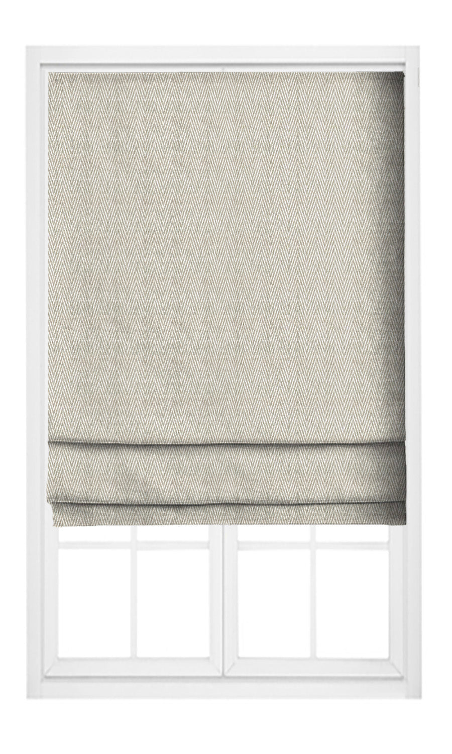 Chevron Print Drapes (Soft Beige) Extra Long Short Wide