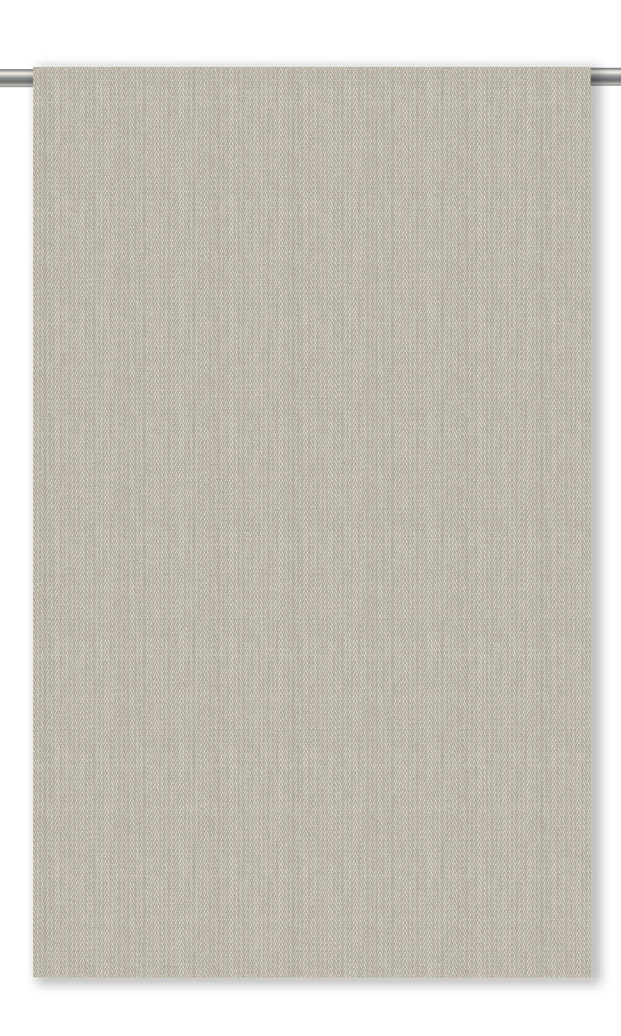 Herringbone Print Window Curtains for Living, Bedroom, Kitchen, Bathroom (Soft Beige)