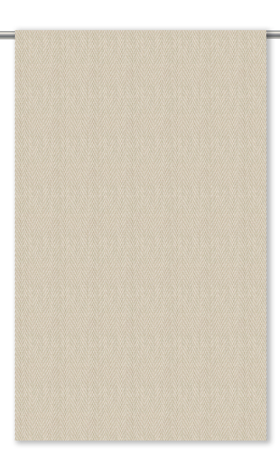 Chevron Print Window Curtains for Living, Bedroom, Kitchen, Bathroom (Wheat Beige)