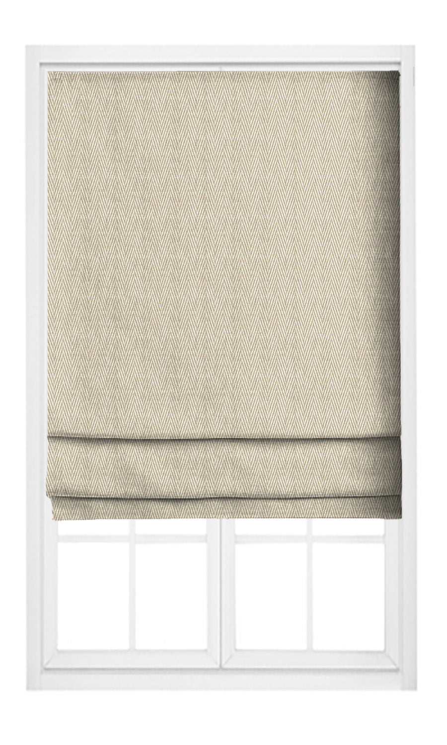 Chevron Print Window Curtains (Wheat Beige) Extra Long Short Wide