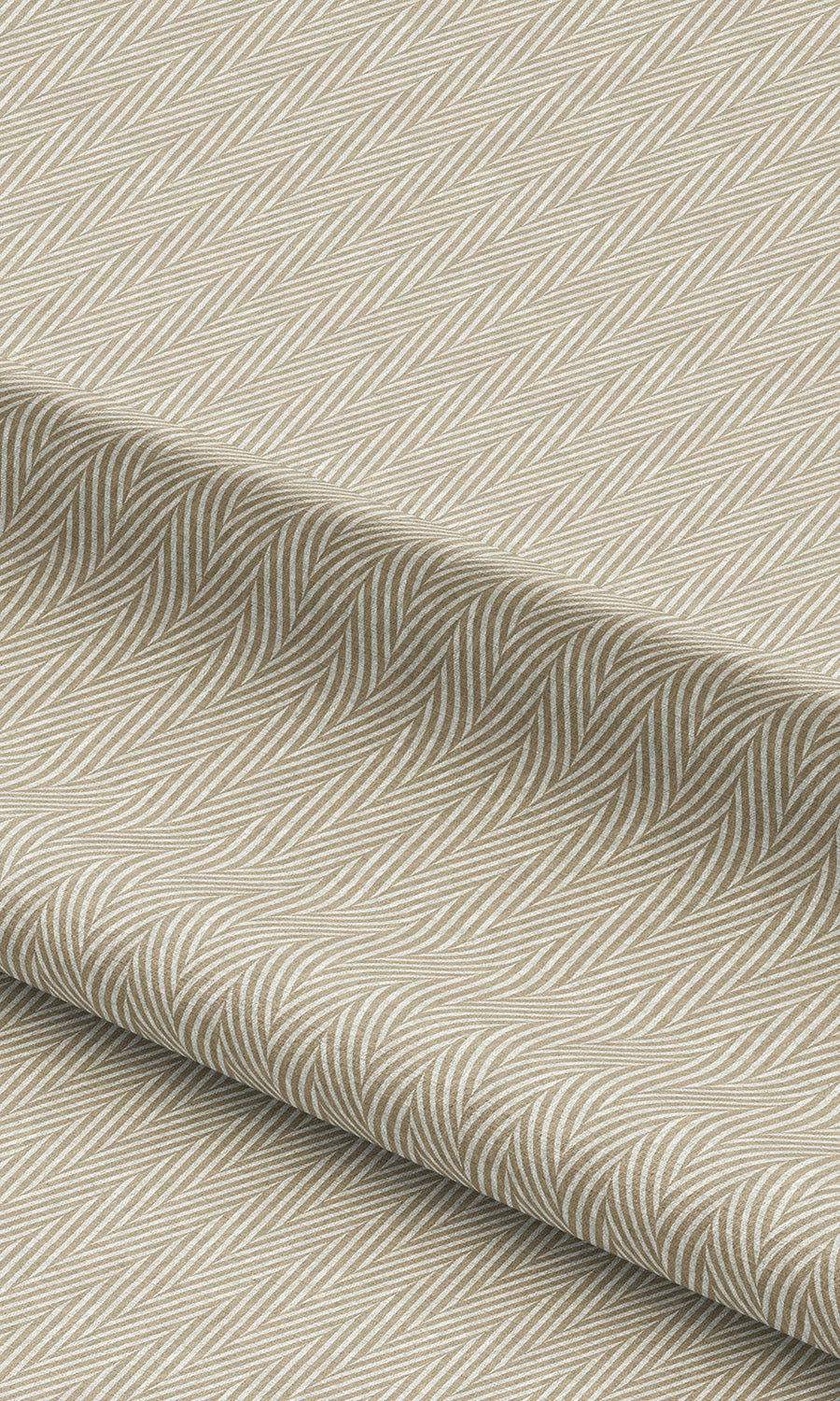 Chevron Print Curtains / Drapes / Window Drapery Panels (Wheat Beige)