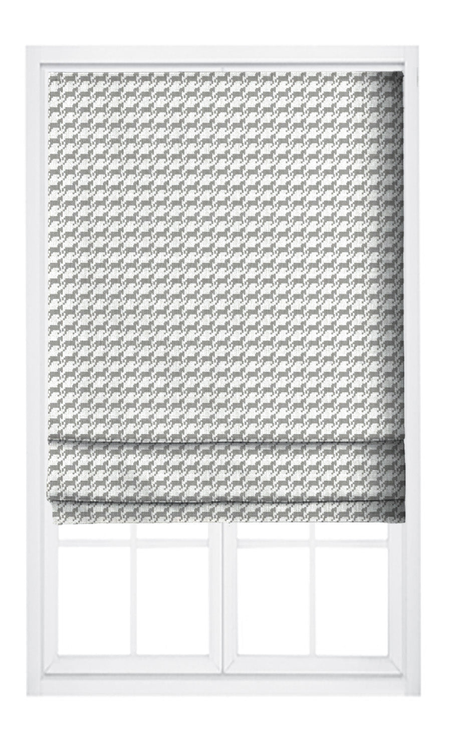 Equestrian Print Window Curtains (Dove Gray/ White) Extra Long Short Wide