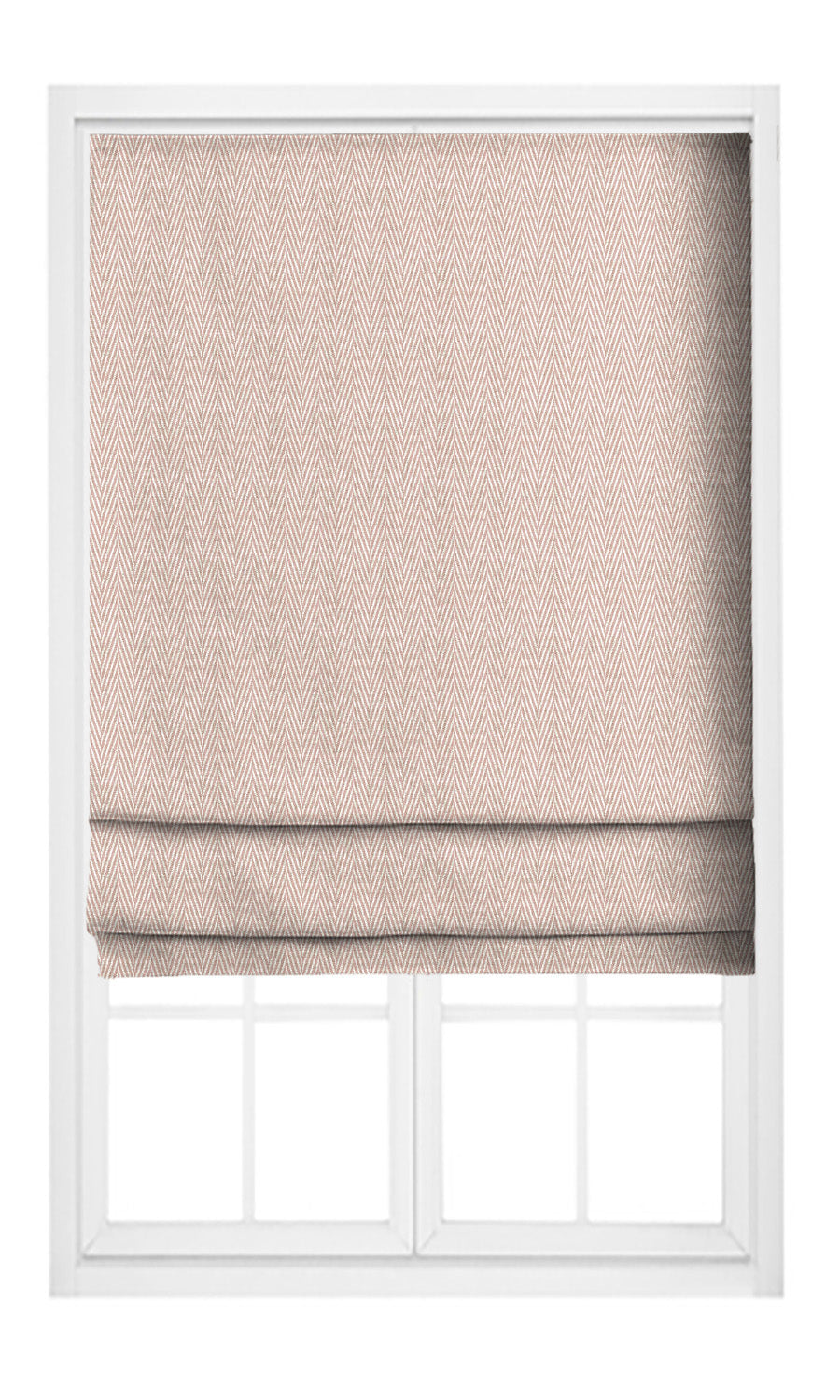 Chevron Print Window Curtains (Dusty Pink) Extra Long Short Wide