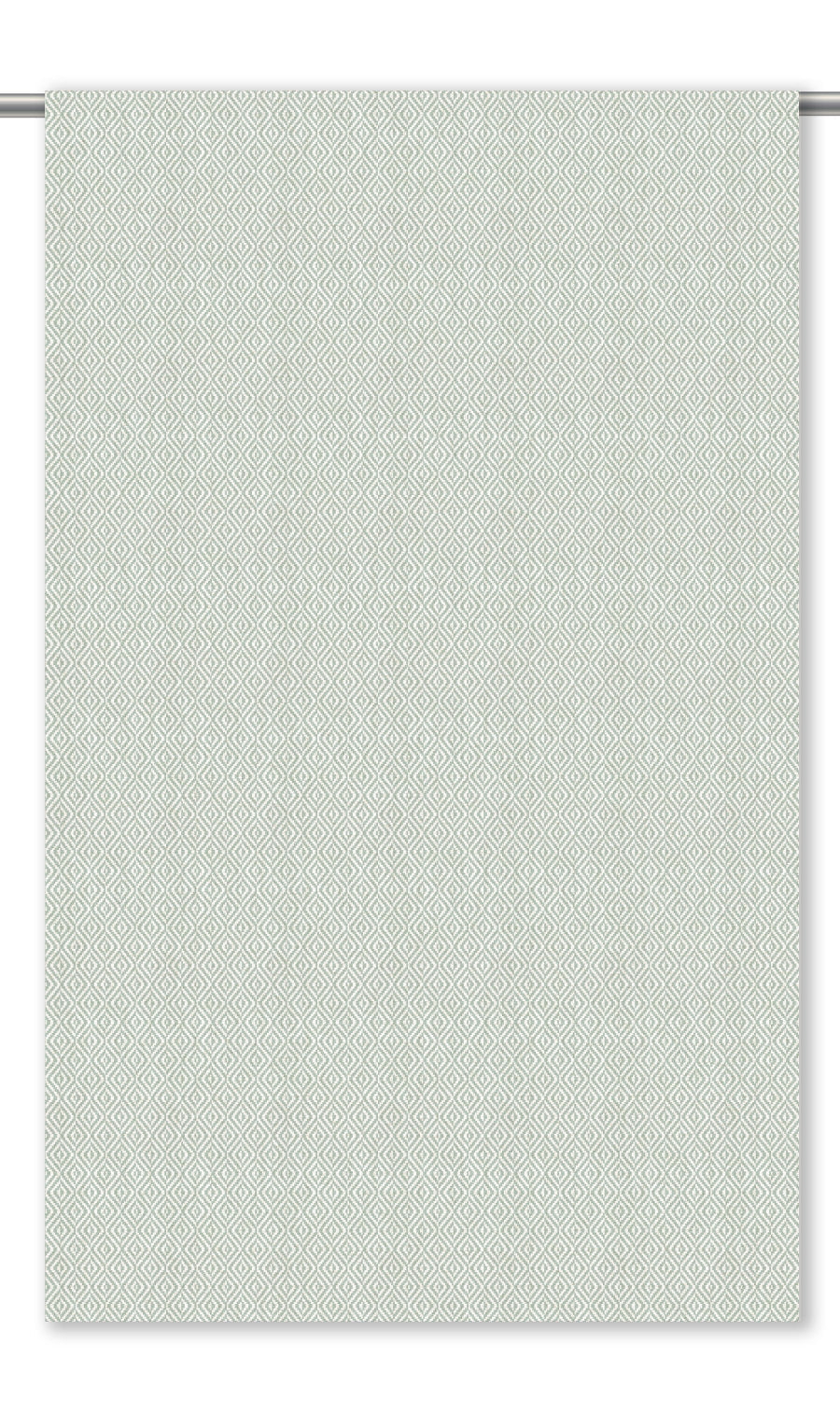 Diamond Check Window Curtains for Living, Bedroom, Kitchen, Bathroom (Seafoam Green)