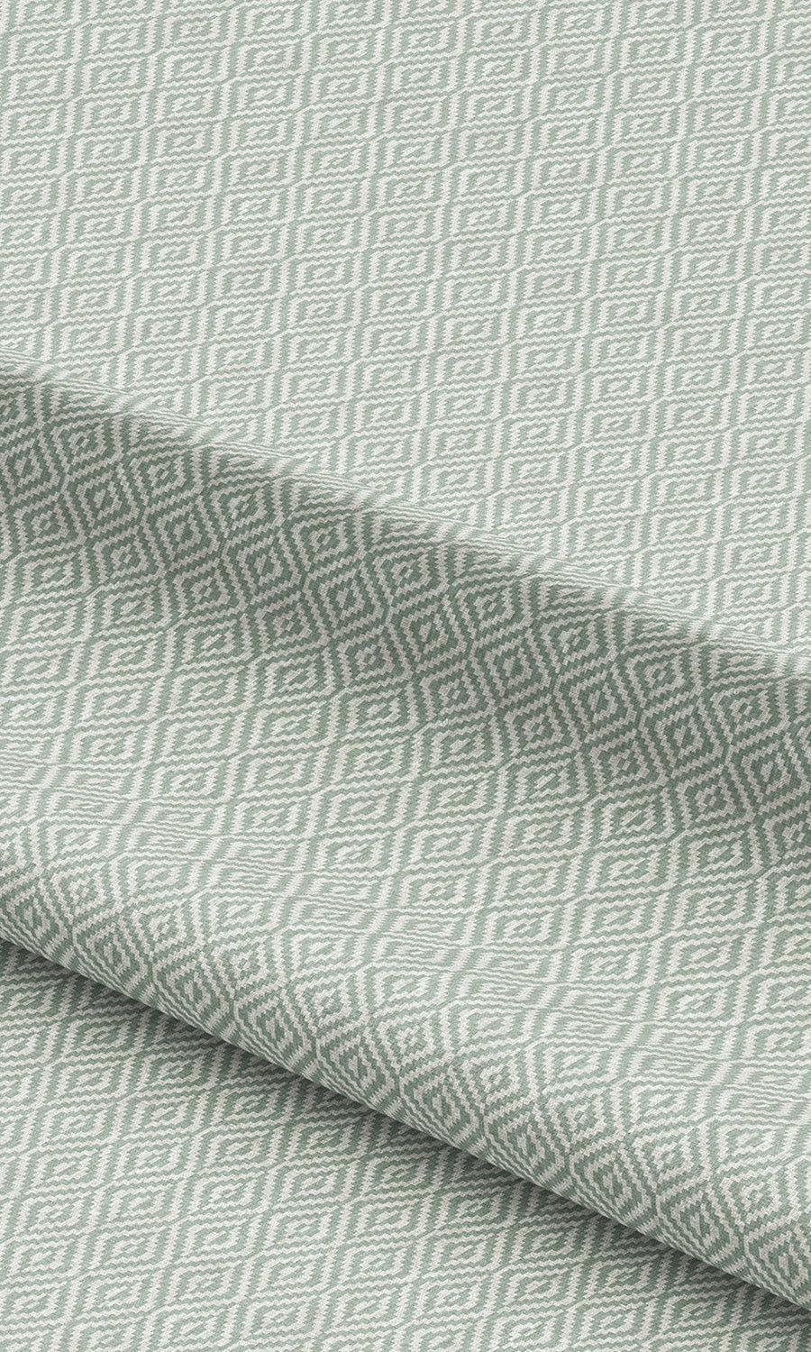 Diamond Check Roman Blinds & Window Shades (Seafoam Green)