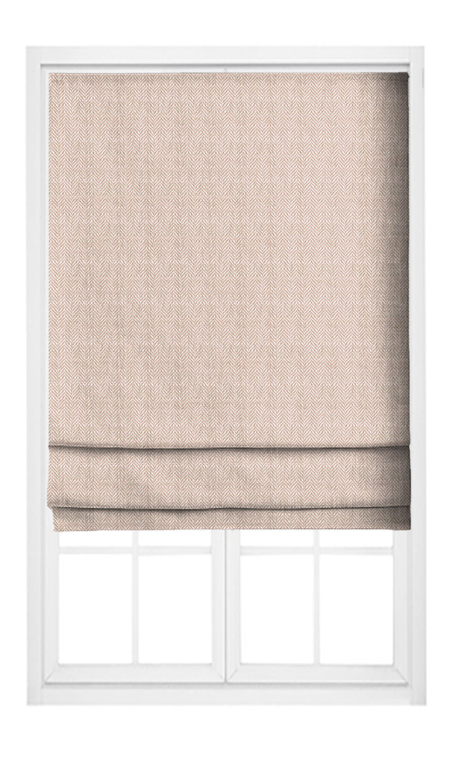 Herringbone Drapery (Blush Pink/ White) Extra Long Short Wide