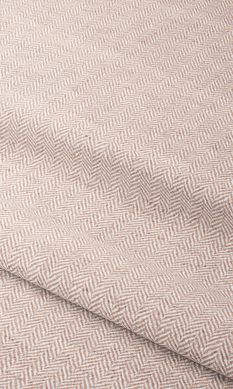 Herringbone Drapery (Blush Pink/ White)