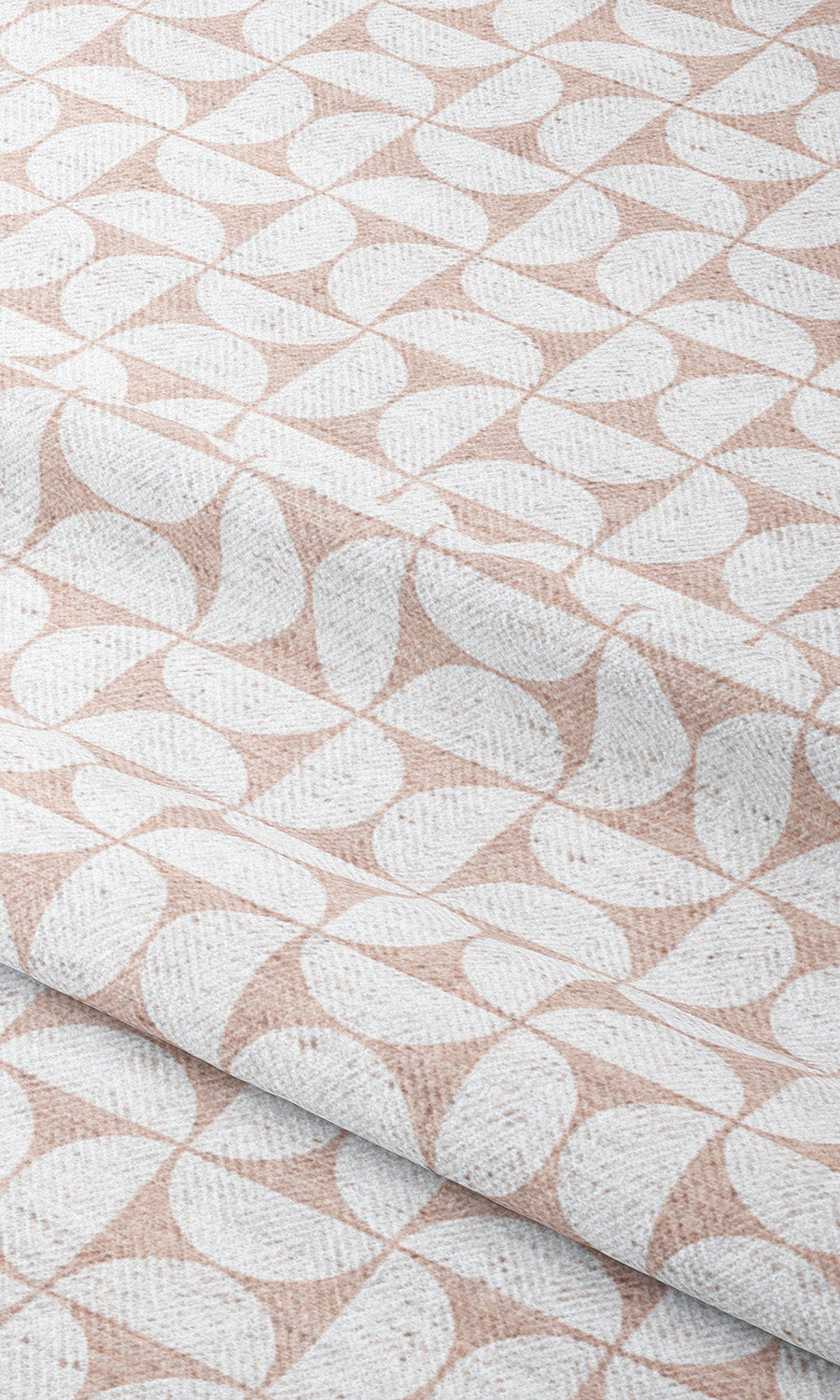 Geometric Print Shades (Blush Pink/ White) Extra Long Short Wide