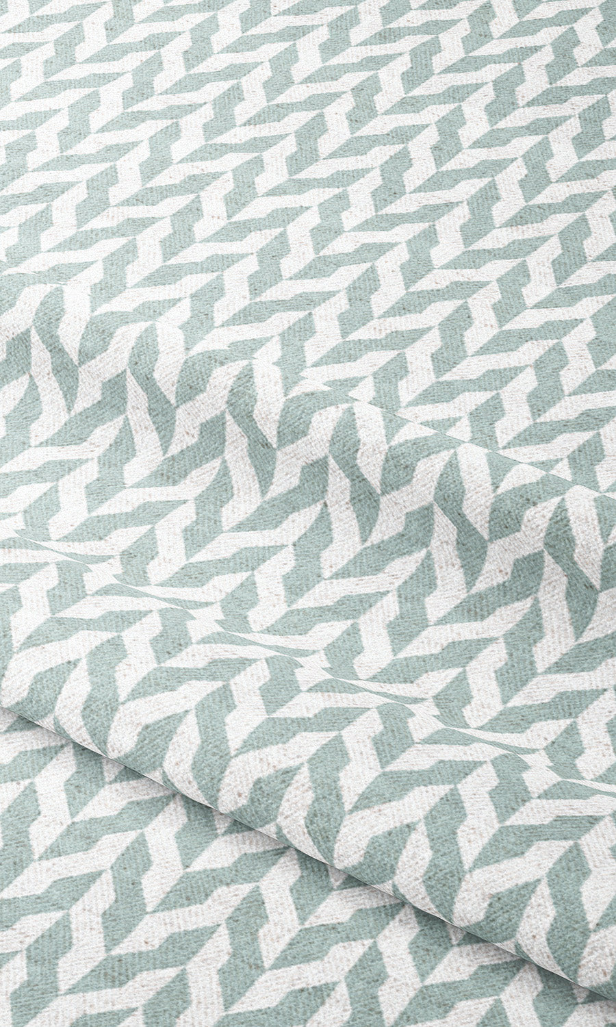Modern Chevron Curtain Panels (Soft Aqua Blue/ White) Extra Long Short Wide