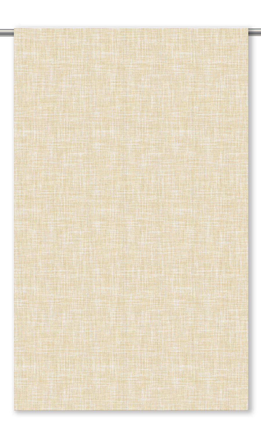 Linen Texture Window Curtains for Living, Bedroom, Kitchen, Bathroom (Wheat Beige)