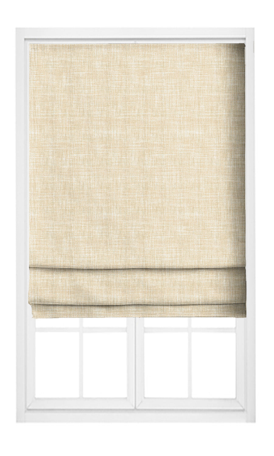 Linen Texture Window Curtains (Wheat Beige) Extra Long Short Wide